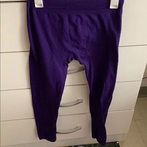 purple leggings